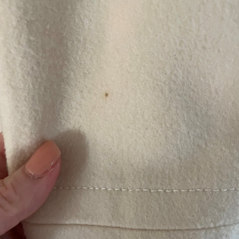 J.Crew Peacoat, Cream Color, Size S - Picture 7 of 7